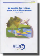 Couverture "La qualité des rivières dans votre département 2000-2002"