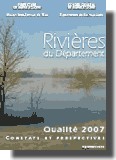 Couverture "Rivières du département du Maine-et-Loire, qualité 2007, constats et perspectives"