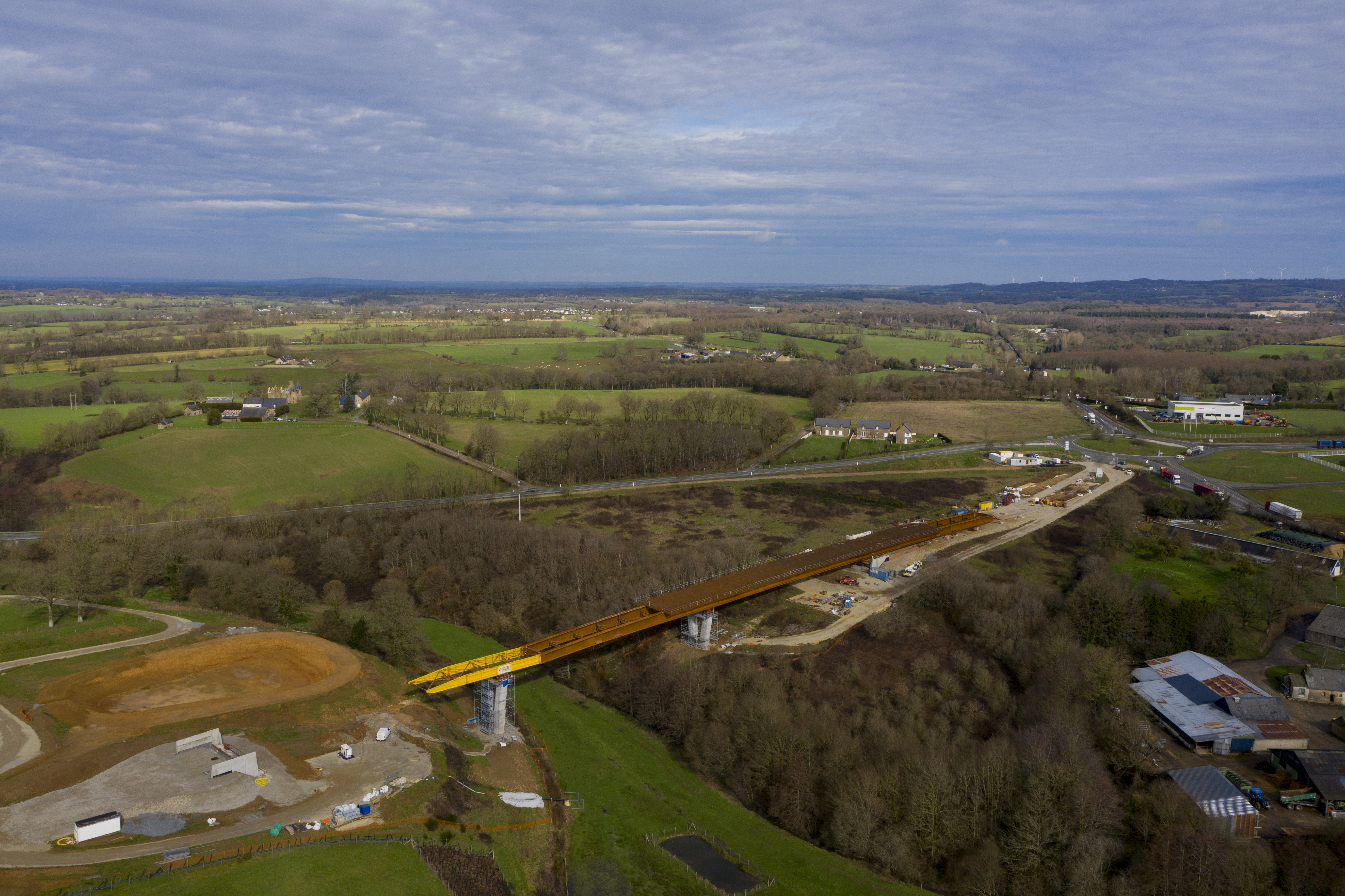 Le lançage du viaduc de la villette