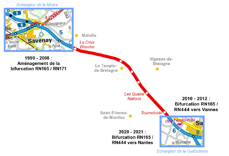 Aménagement progressif de la RN165