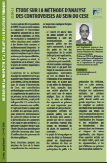Etude du Cese Etude du Cese