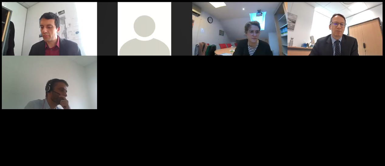 Capture d’écran du webinaire lors de son introduction par M. David Goutx, directeur adjoint de la DREAL Pays de la Loire